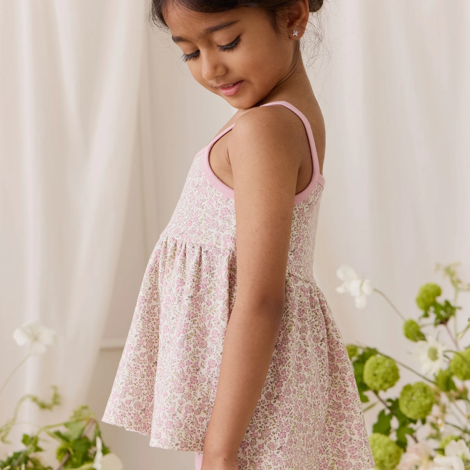 Organic Cotton Maple Singlet - Tully Mauve