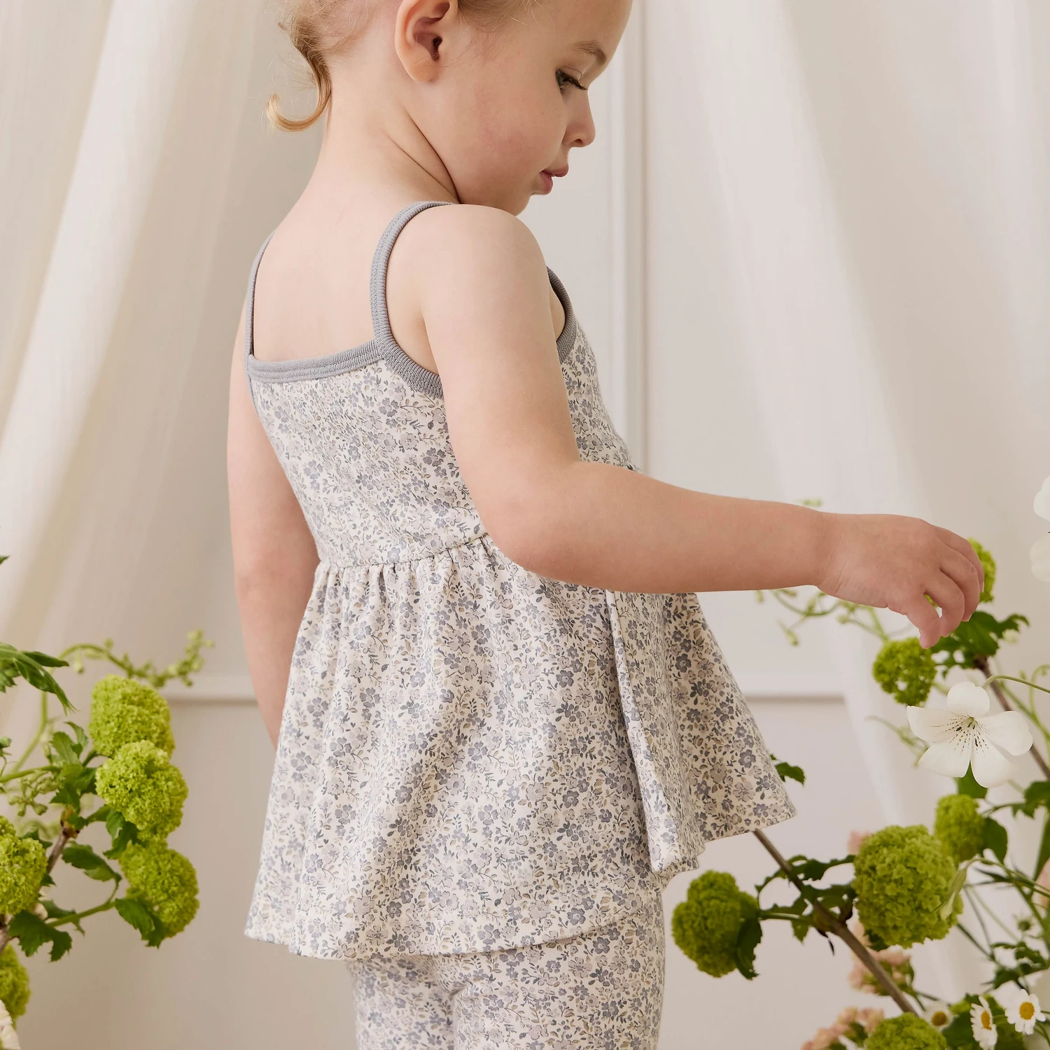 Organic Cotton Maple Singlet - Tully Grey
