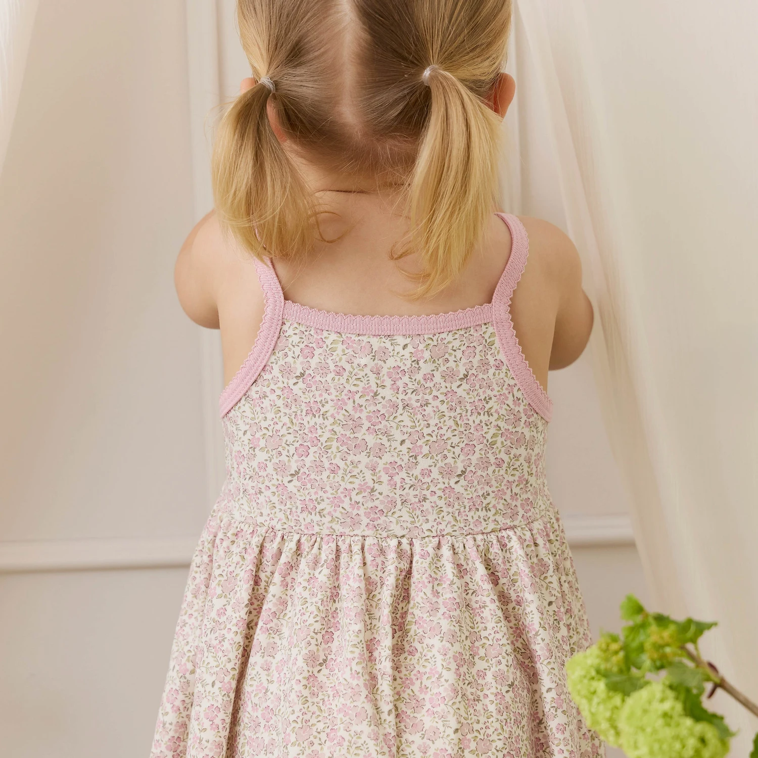 Organic Cotton Samantha Dress - Tully Mauve