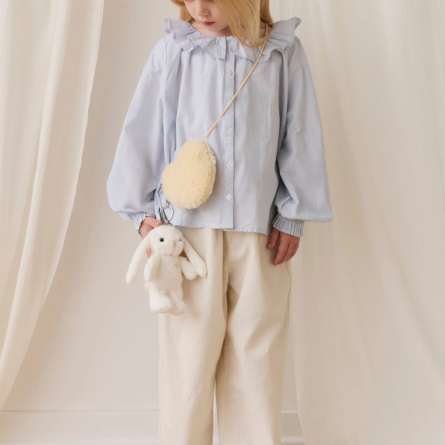Snuggle Bunnies - Penelope Keyring - Marshmallow
