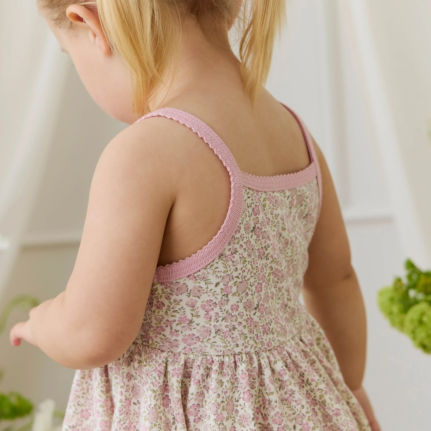 Organic Cotton Samantha Dress - Tully Mauve