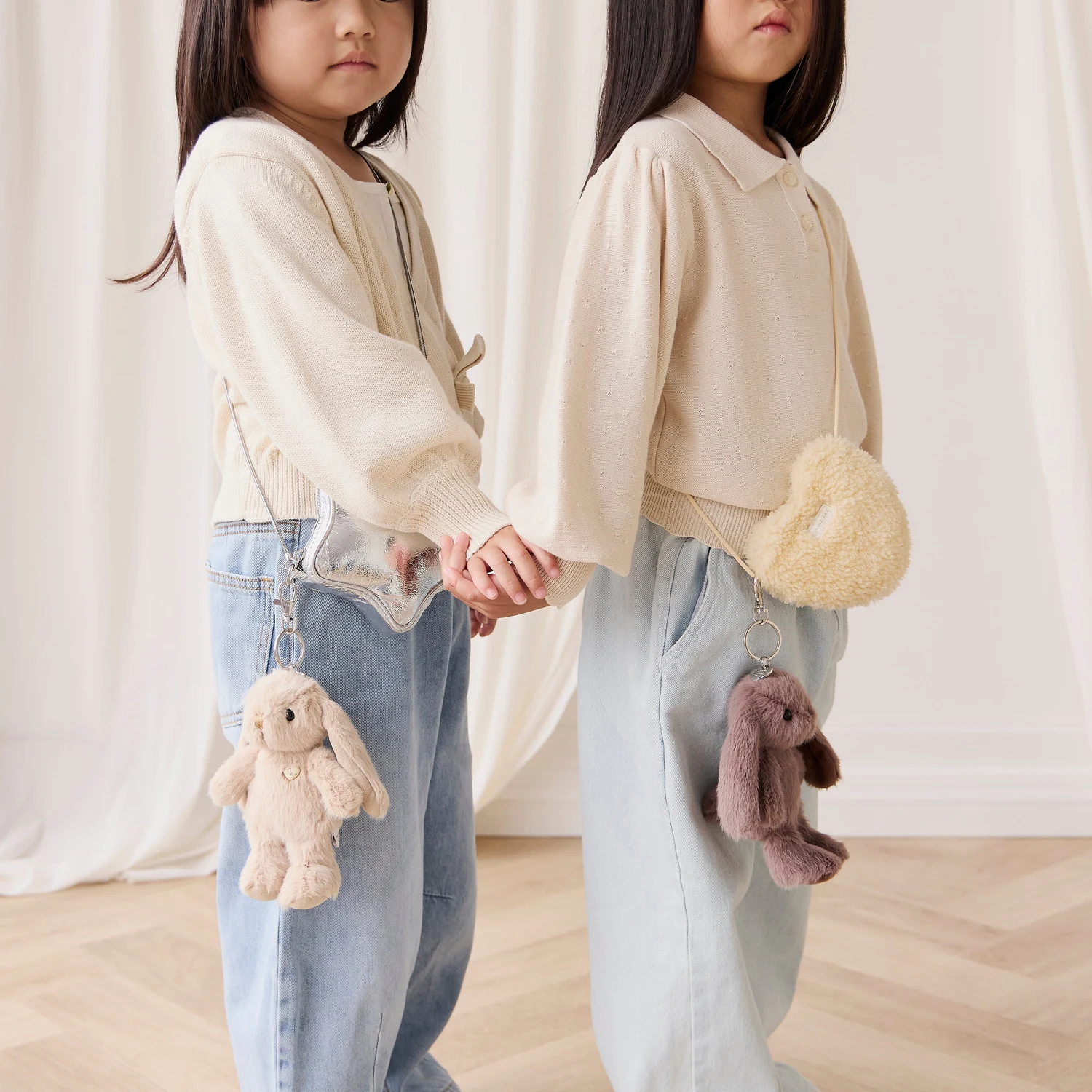 Snuggle Bunnies - Penelope Keyring - Caramel