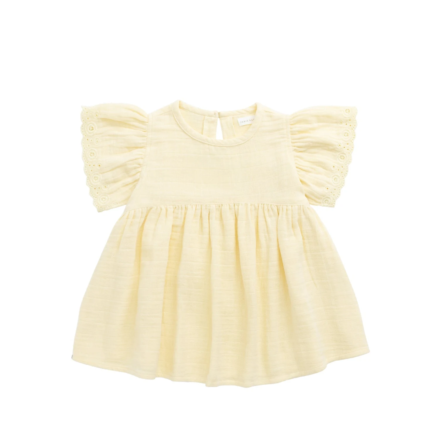Organic Cotton Muslin Phillipa Dress - Sunshine