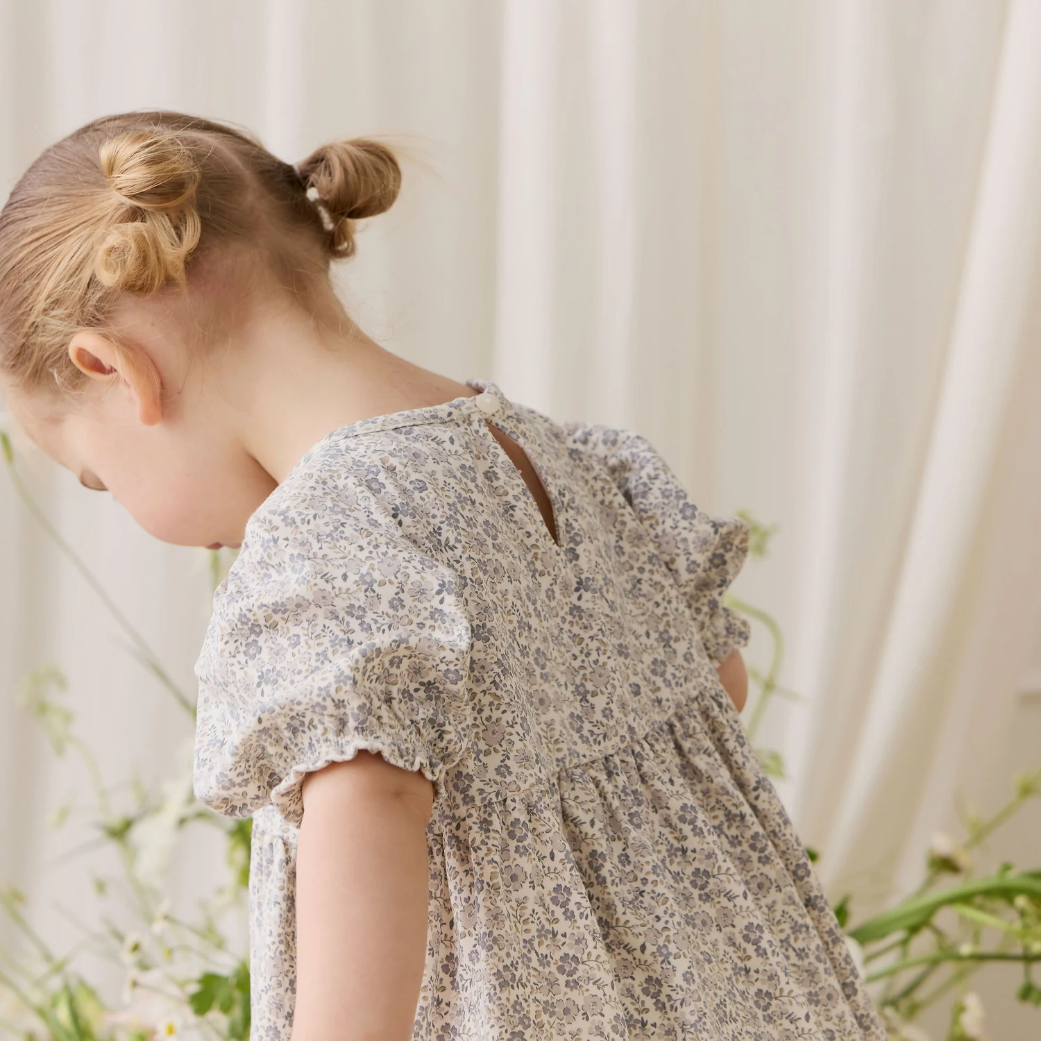 Organic Cotton Penny Dress - Tully Grey