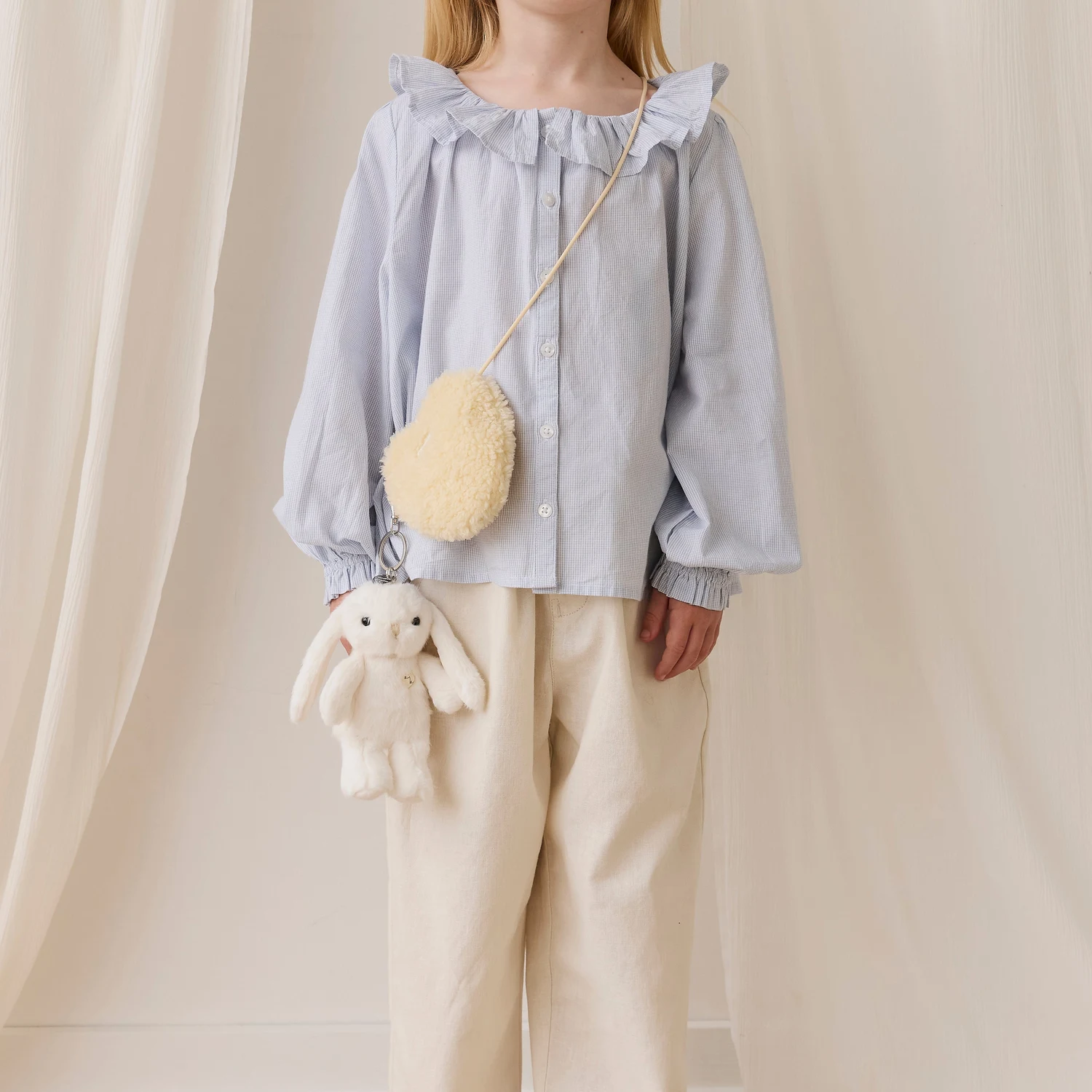 Snuggle Bunnies - Penelope Keyring - Marshmallow