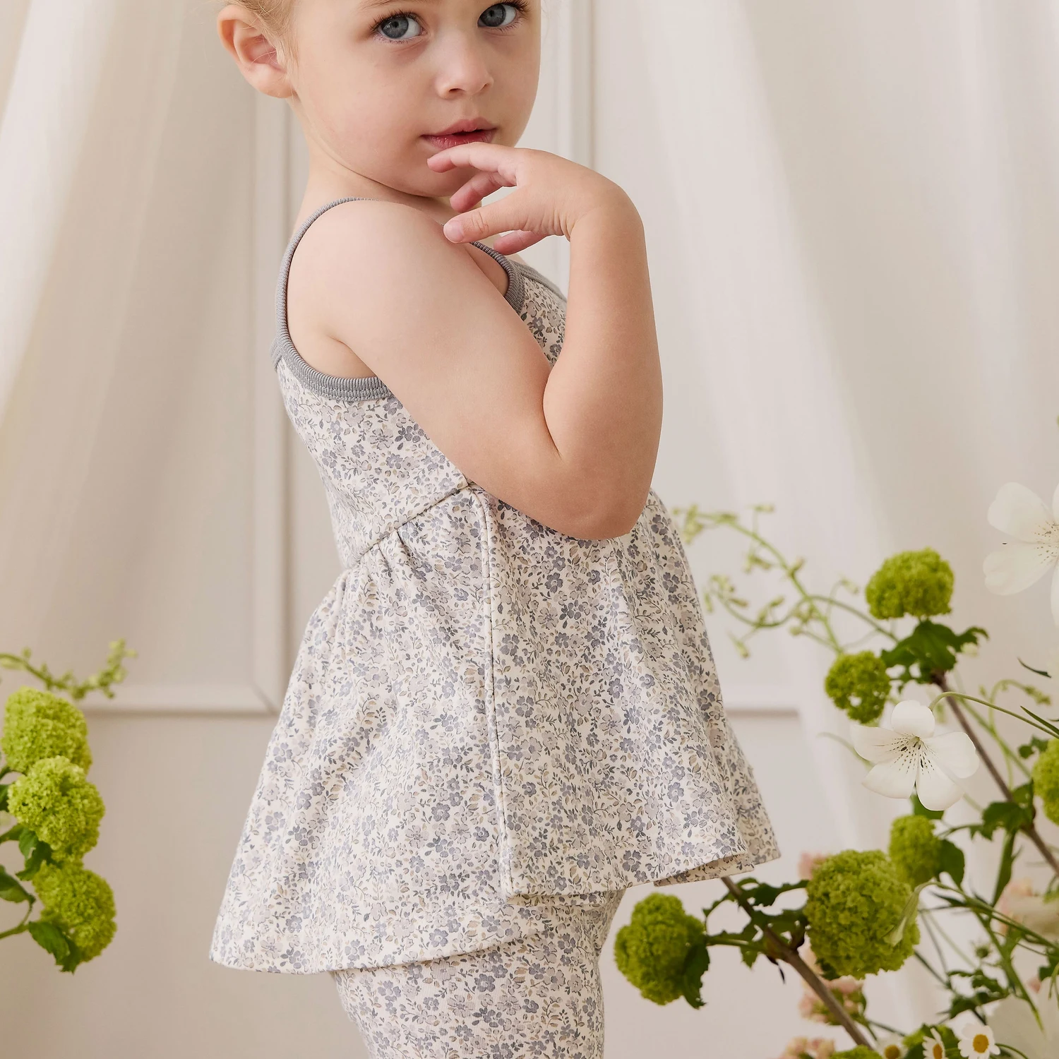 Organic Cotton Maple Singlet - Tully Grey