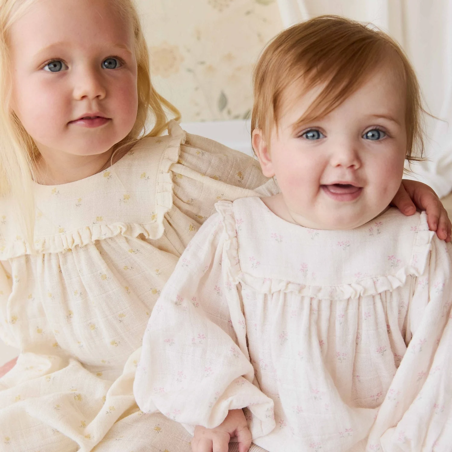 Organic Cotton Muslin Frances Playsuit - Pauline Pink