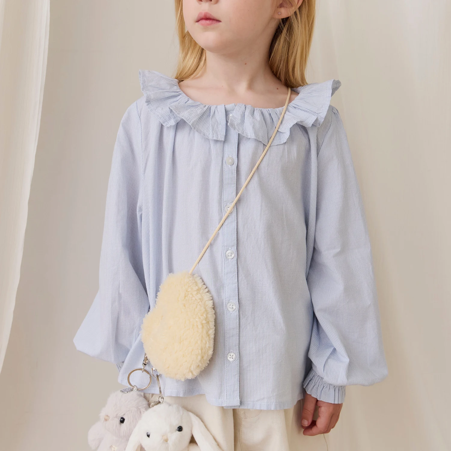 Snuggle Bunnies - Penelope Keyring - Beige