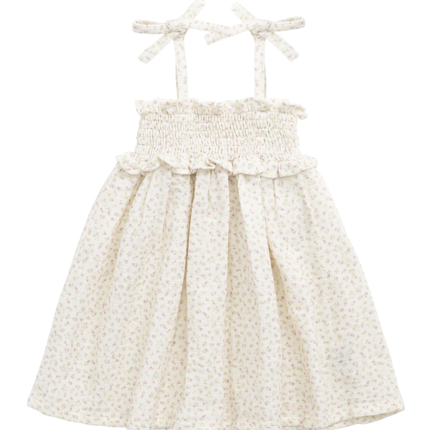 Organic Cotton Muslin Cleo Dress - Pippa Pink