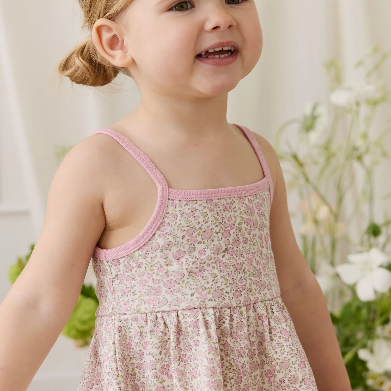 Organic Cotton Maple Singlet - Tully Mauve