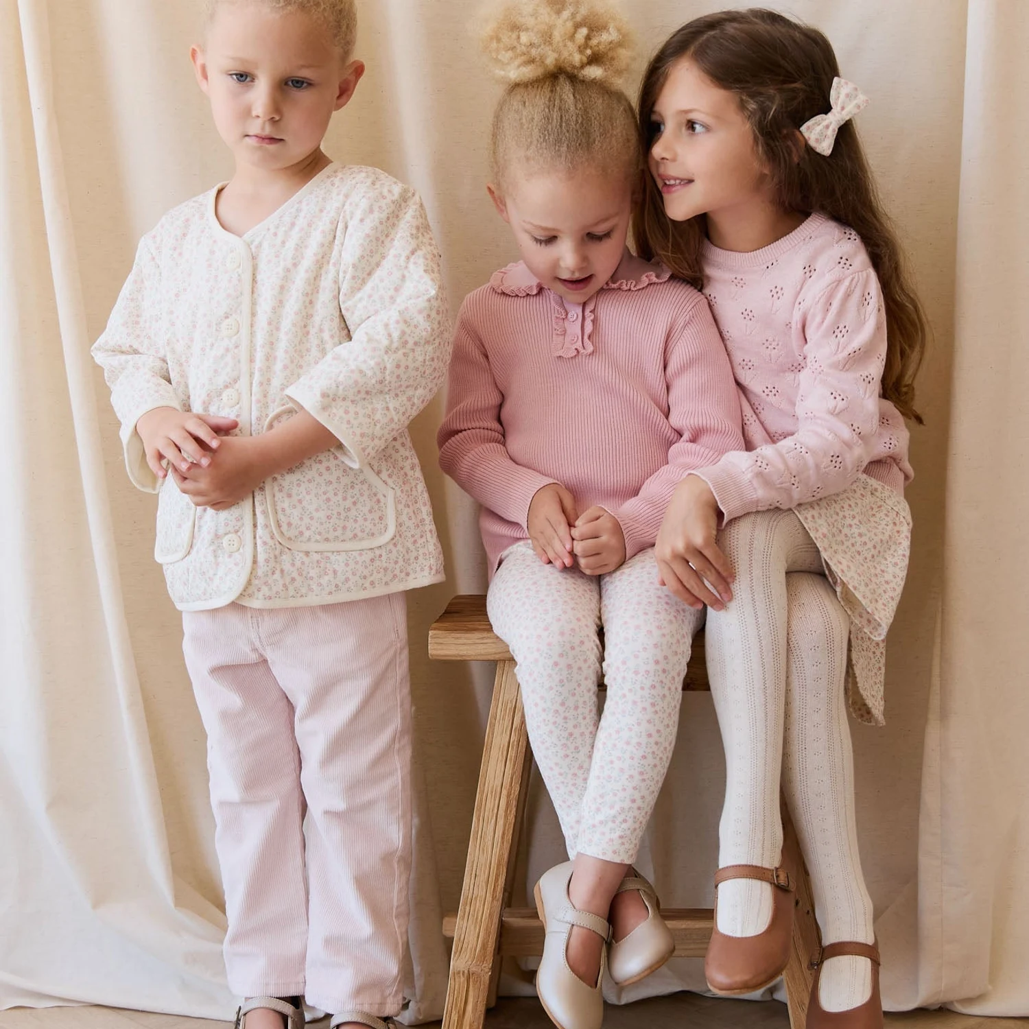 Organic Cotton Everyday Legging - Posy Garden Pink