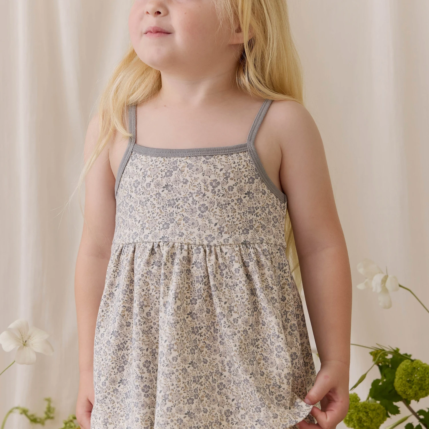 Organic Cotton Maple Singlet - Tully Grey