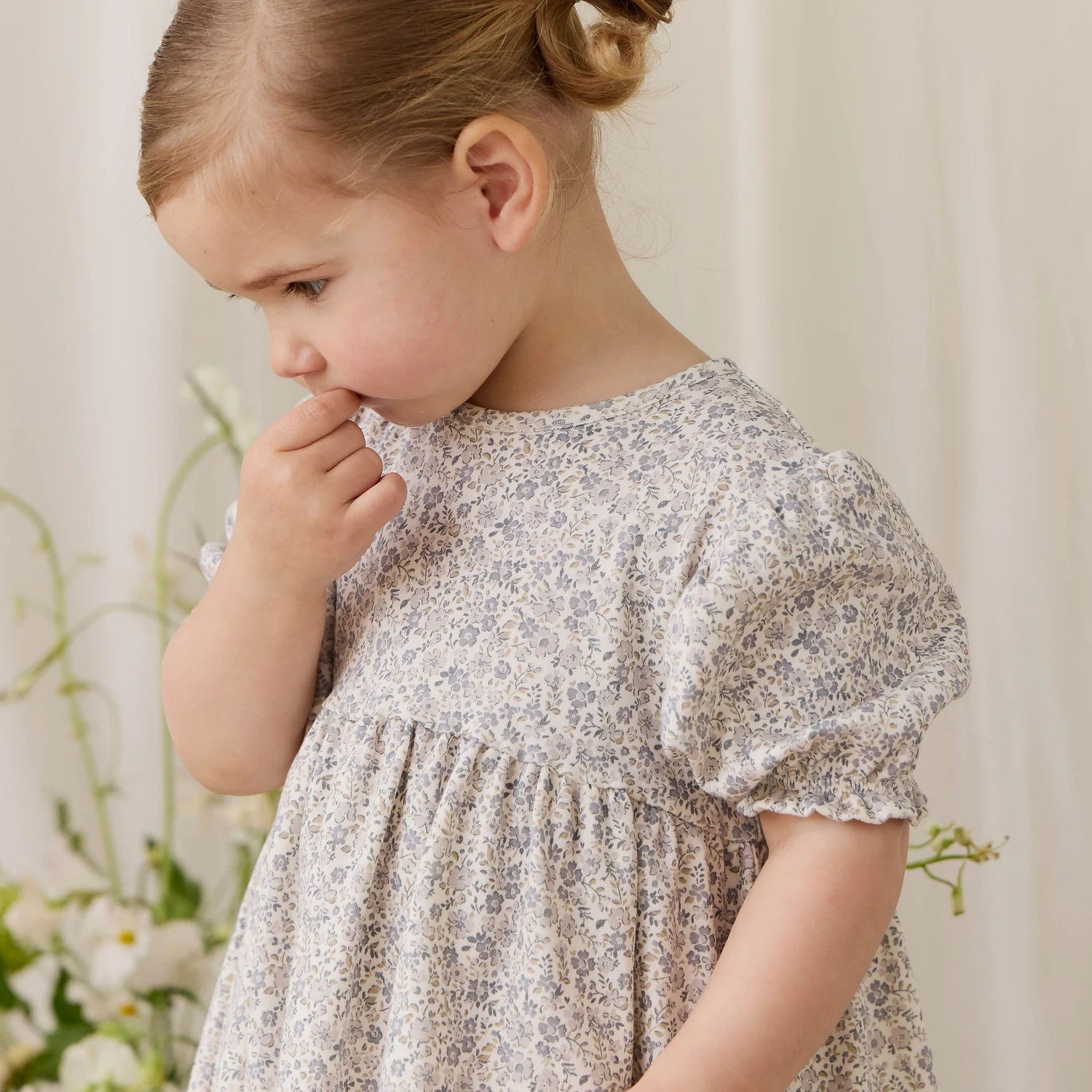 Organic Cotton Penny Dress - Tully Grey