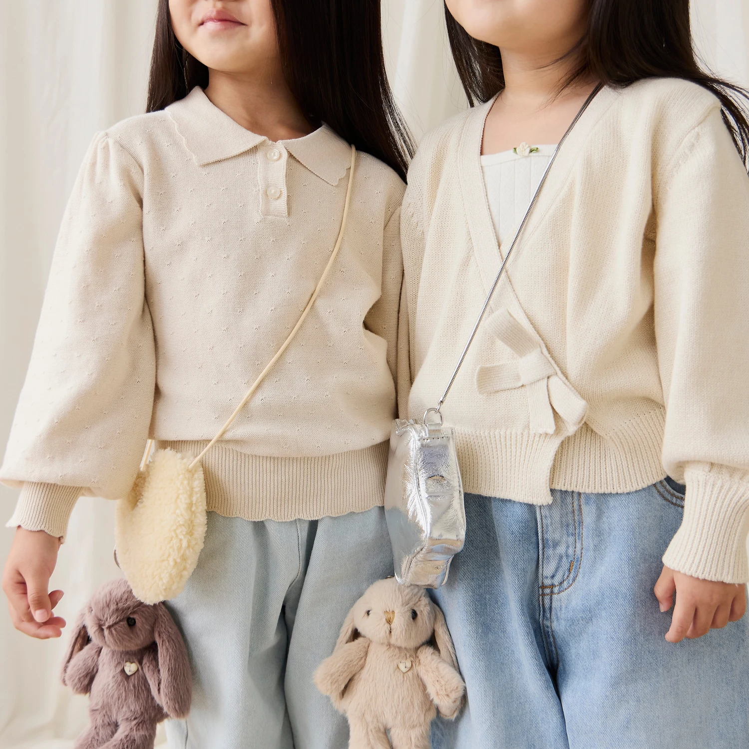Snuggle Bunnies - Penelope Keyring - Caramel