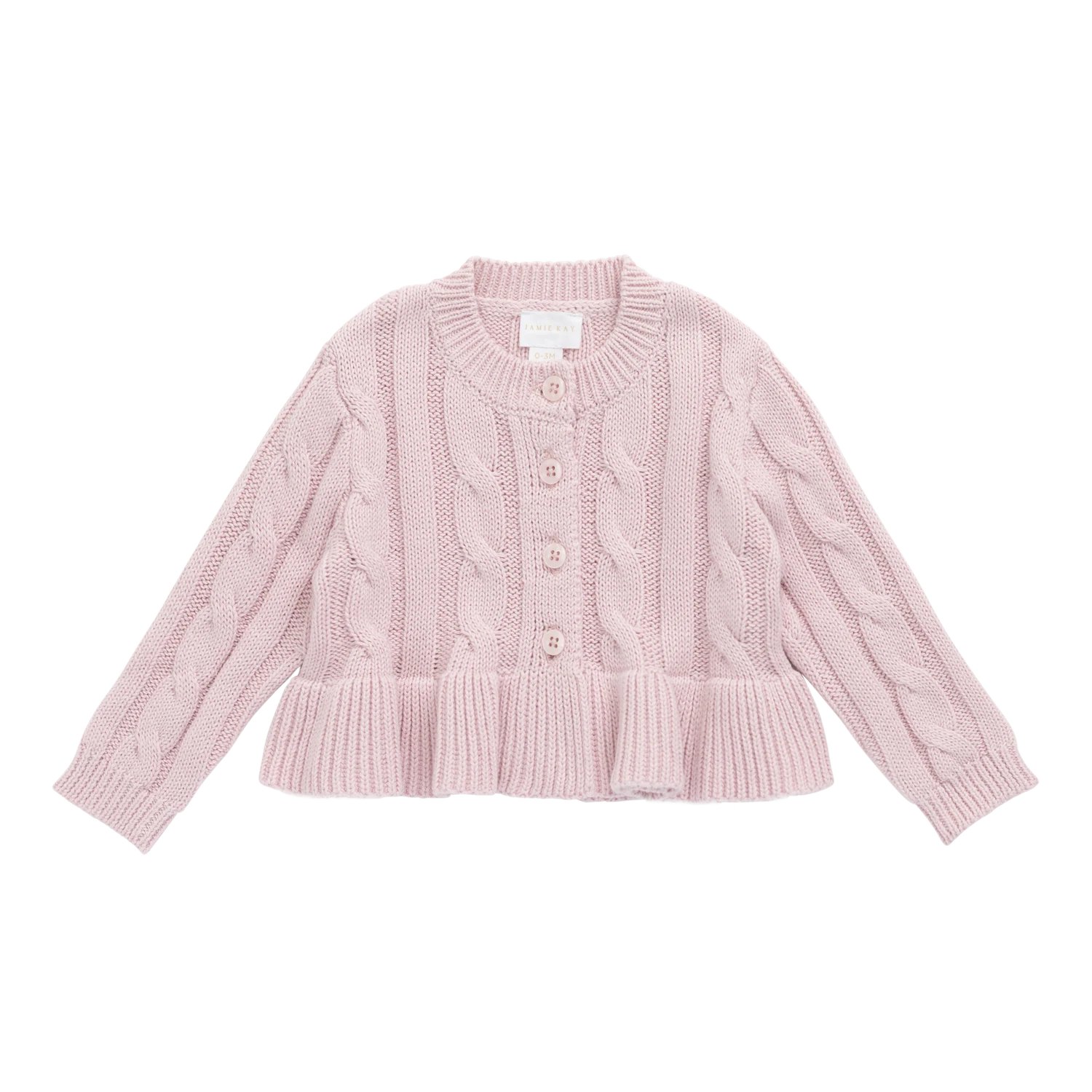 Harriet Cardigan - Frosted Petal