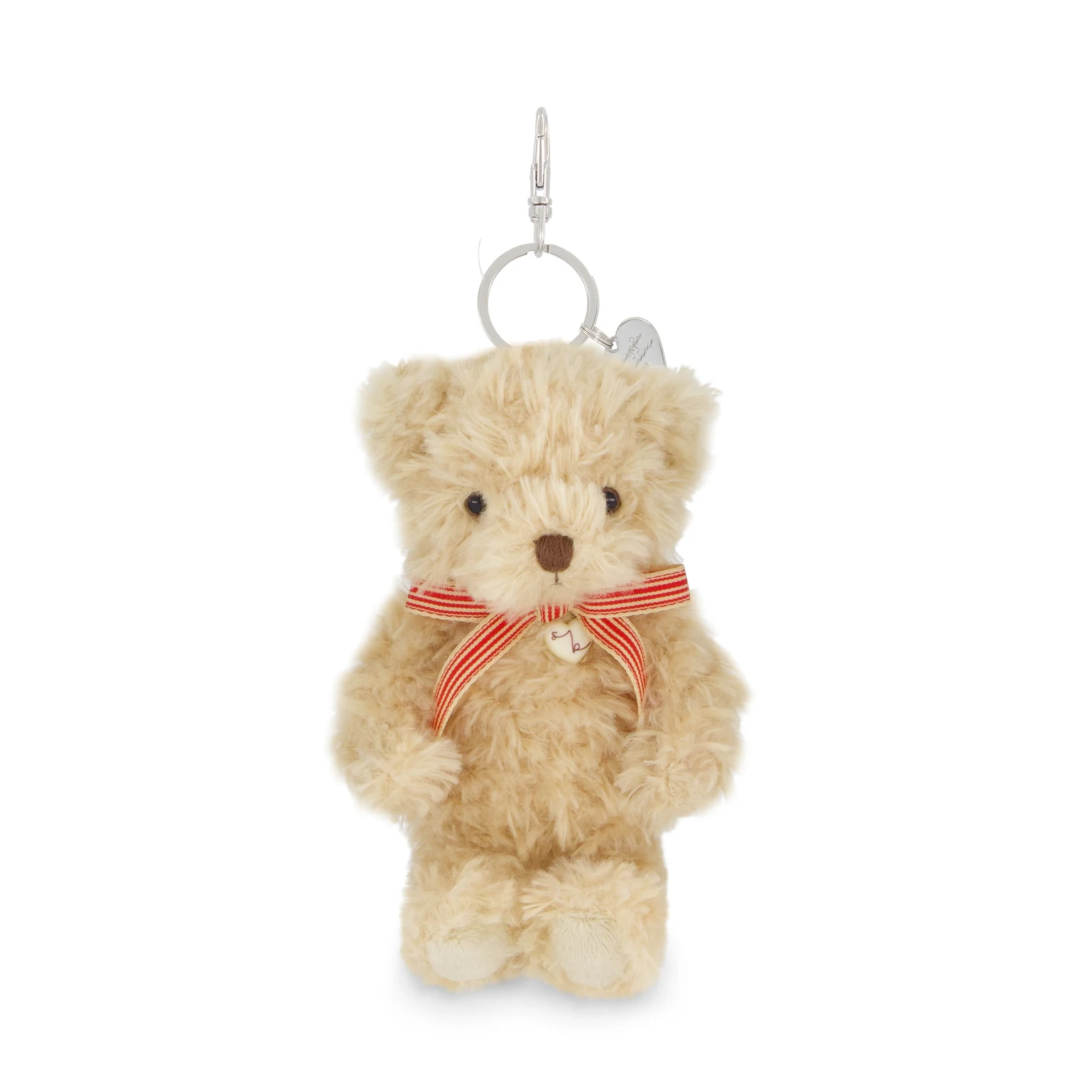Snuggle Bunnies - Arthur Keyring - Arthur with Red Stripe Bow