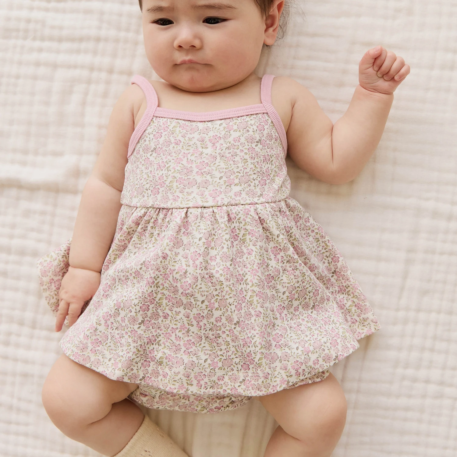 Organic Cotton Maple Singlet - Tully Mauve