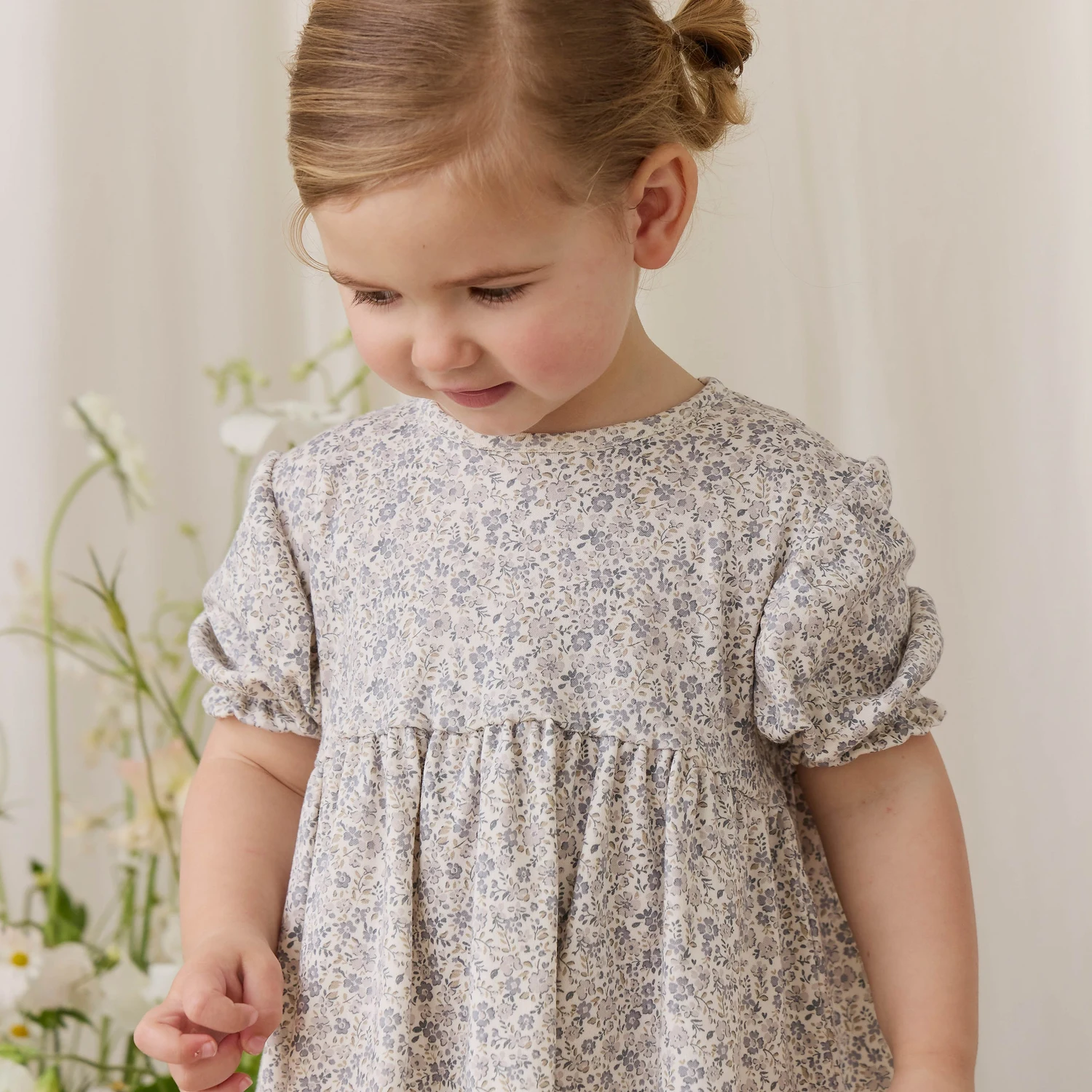 Organic Cotton Penny Dress - Tully Grey