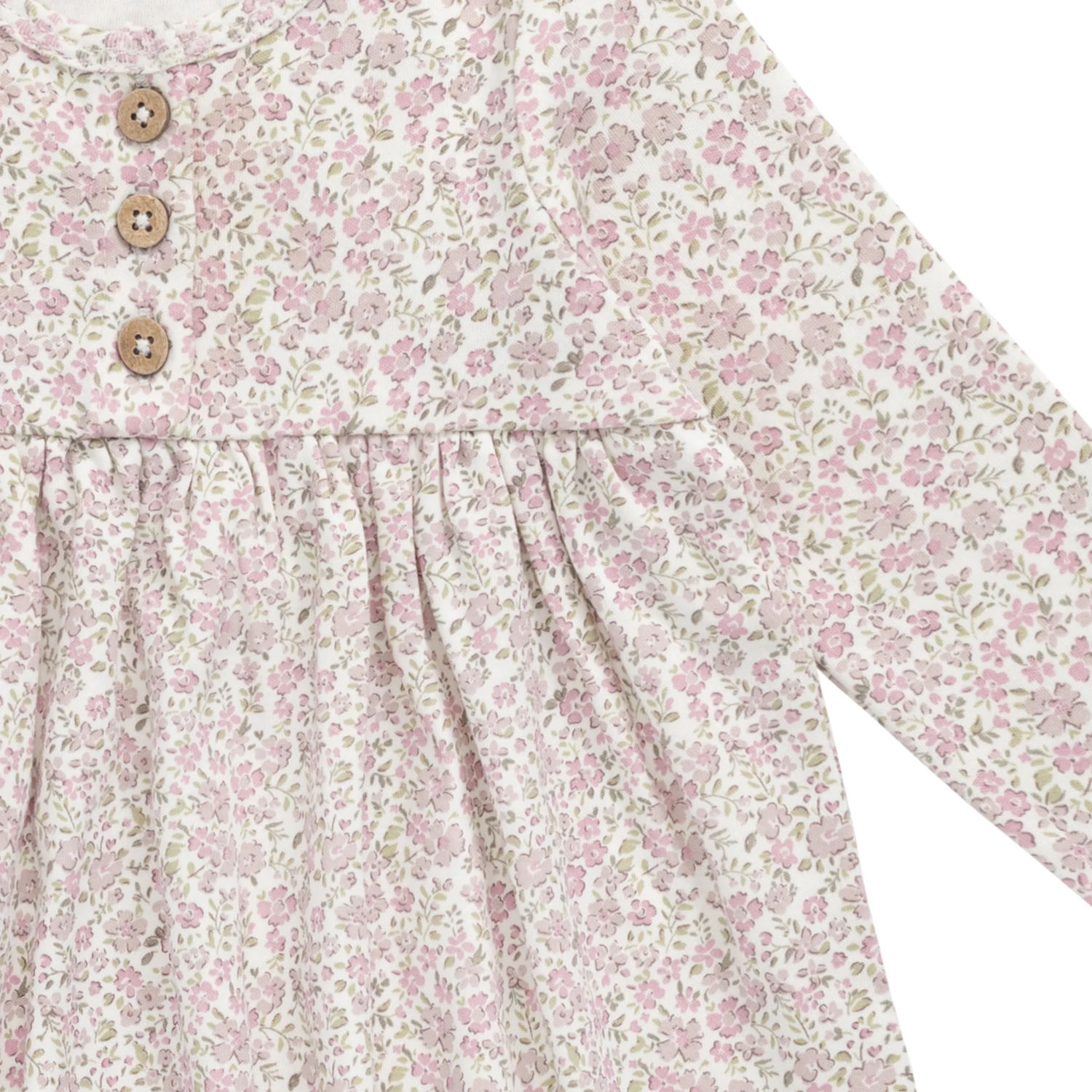 Organic Cotton Bridget Dress - Tully Mauve