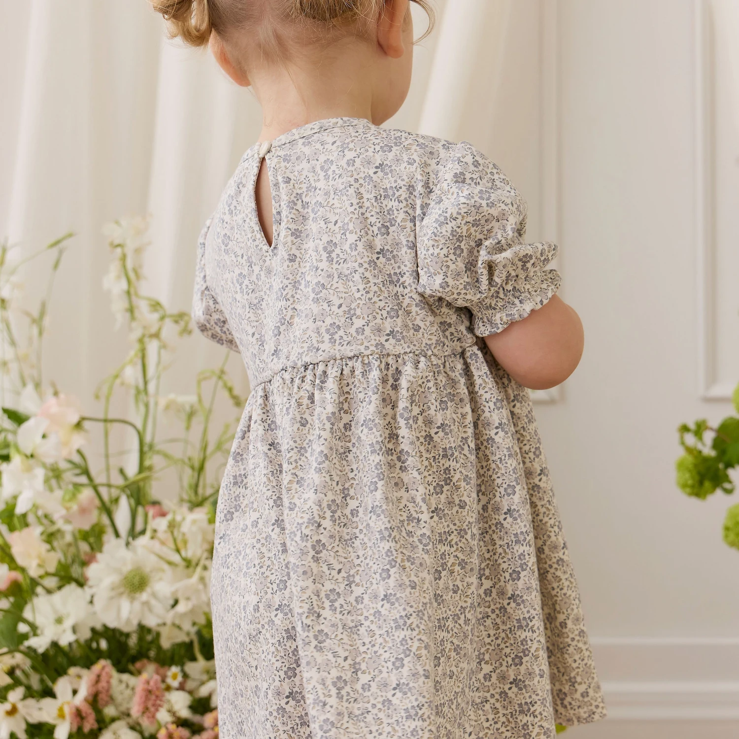 Organic Cotton Penny Dress - Tully Grey