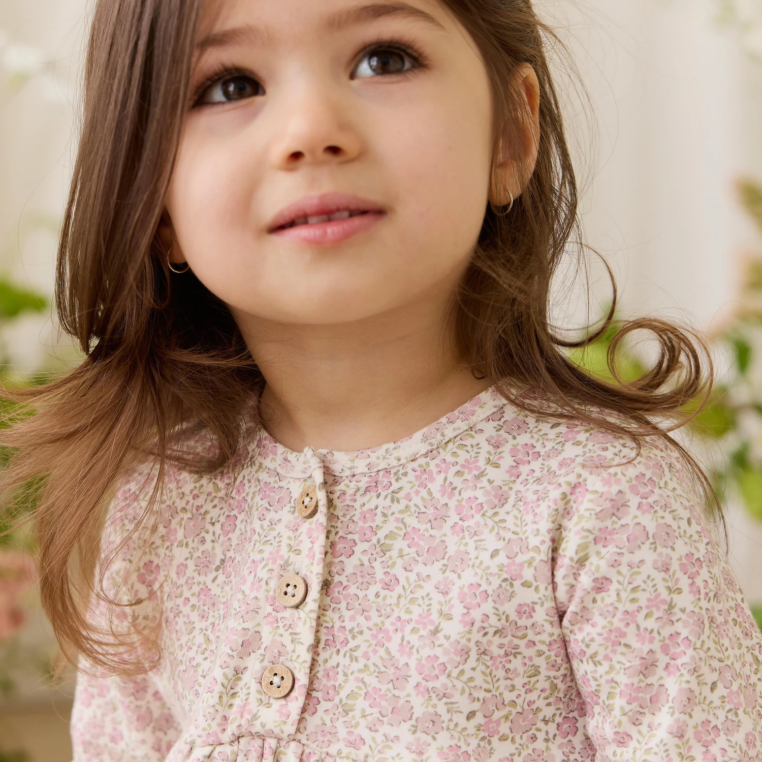 Organic Cotton Bridget Dress - Tully Mauve