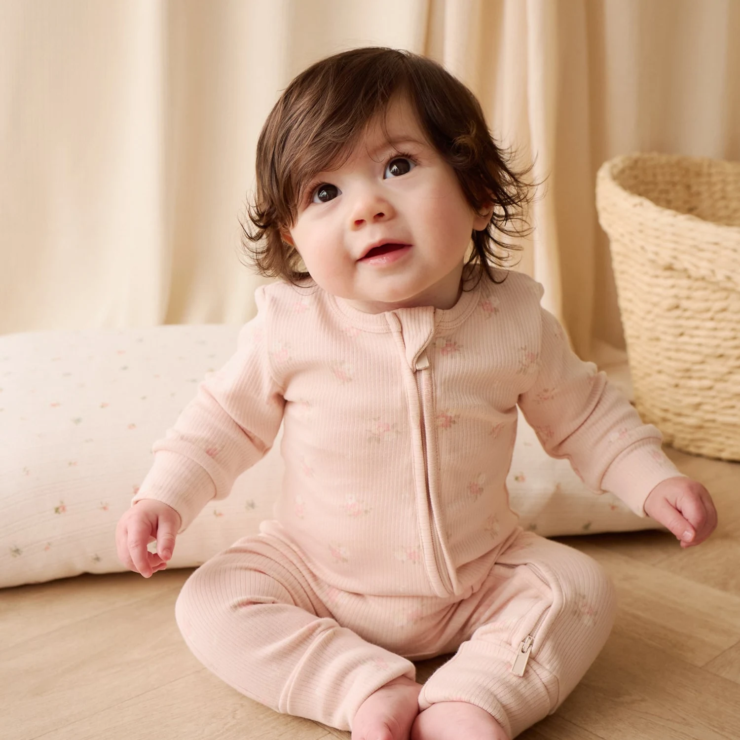 Organic Cotton Fine Rib Georgia Onepiece - Simone Morganite