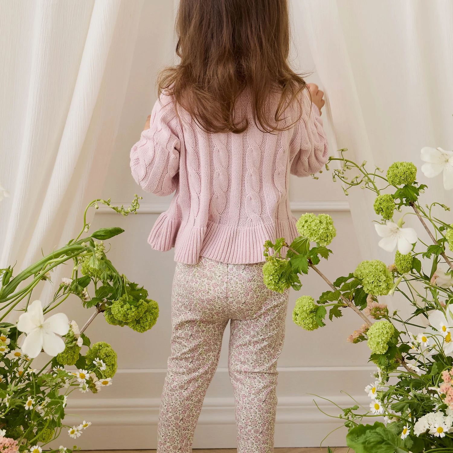 Harriet Cardigan - Frosted Petal